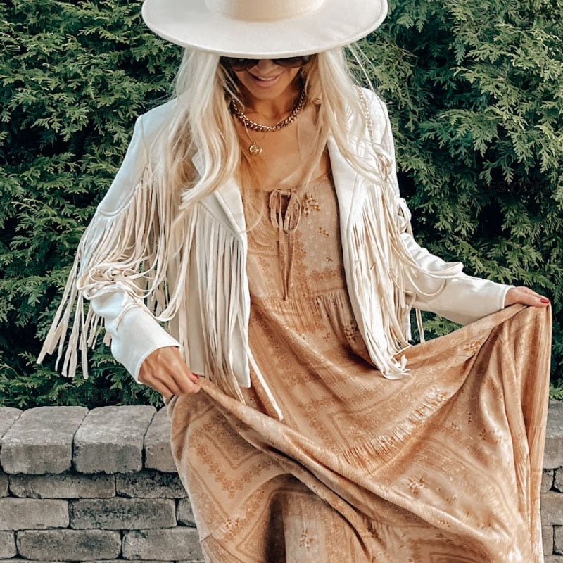 Cowgirl-jacke mit Spitzenbesatz für Damen