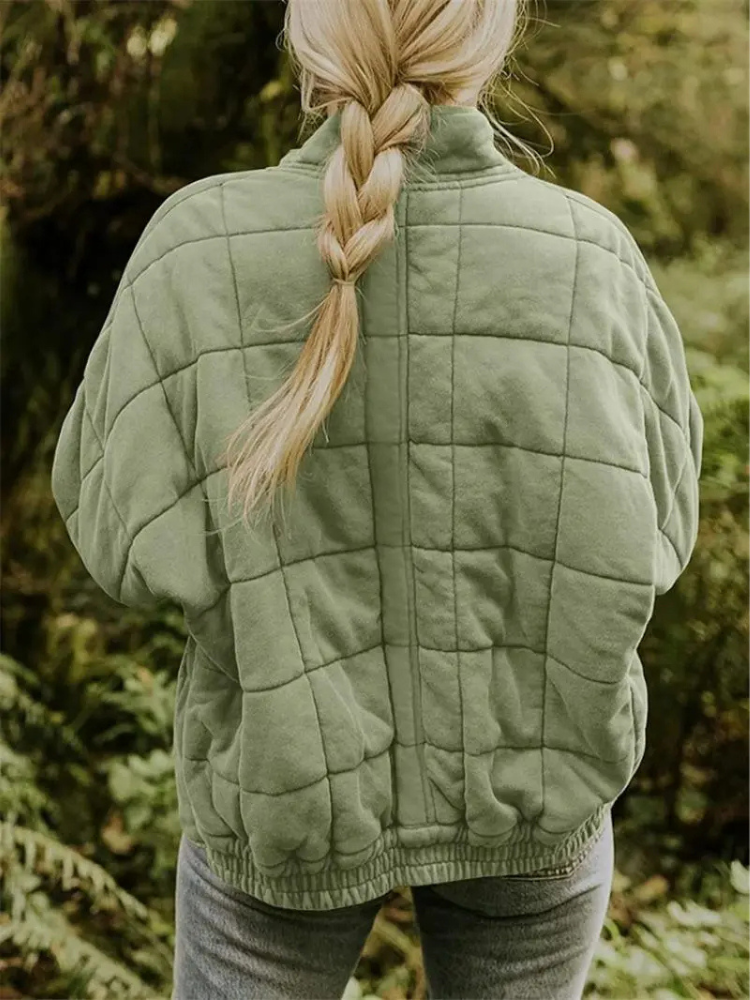 Übergangsjacke | Übergroße, verdickte Jacke für Frauen