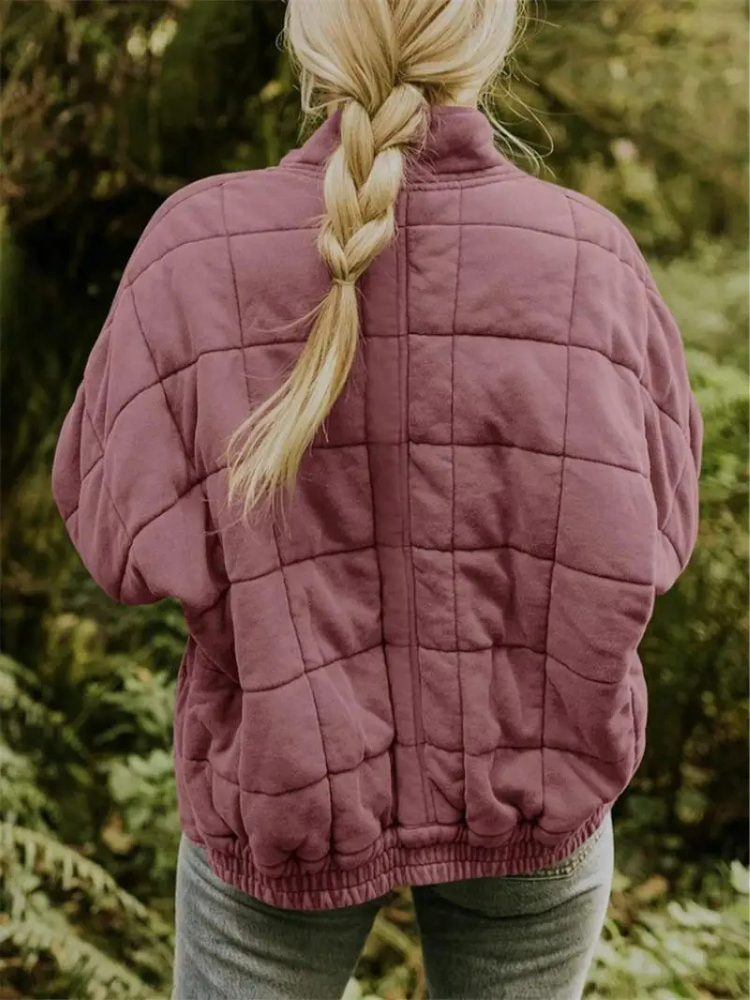 Übergangsjacke | Übergroße, verdickte Jacke für Frauen