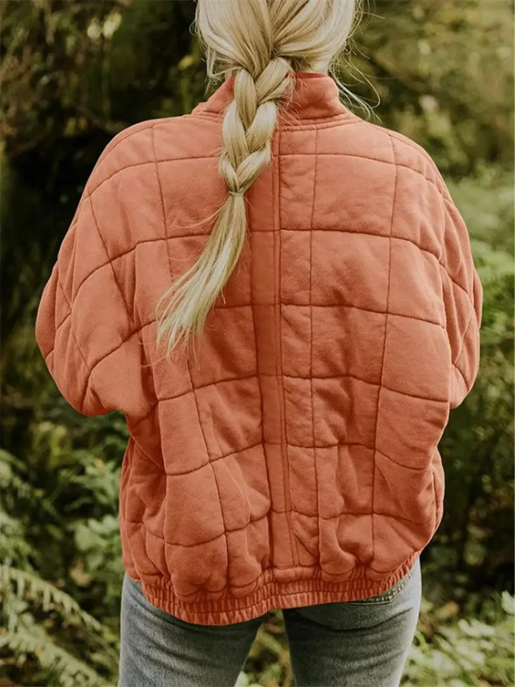 Übergangsjacke | Übergroße, verdickte Jacke für Frauen