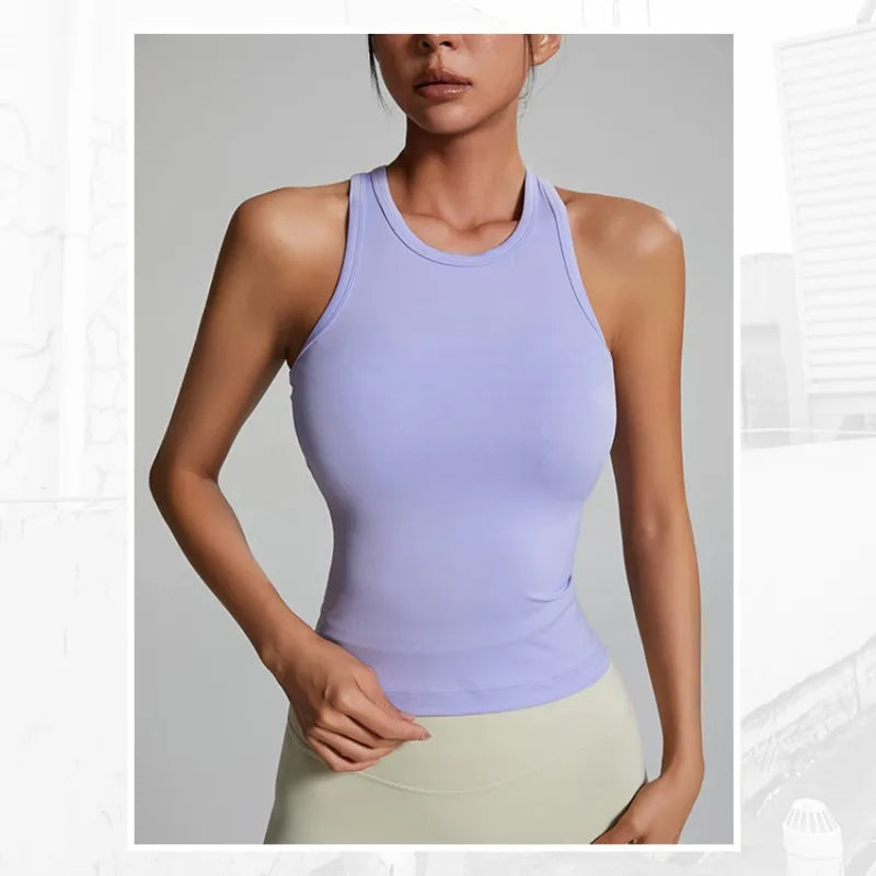 Cleopatra - Hellviolette Sportliche Tanktop