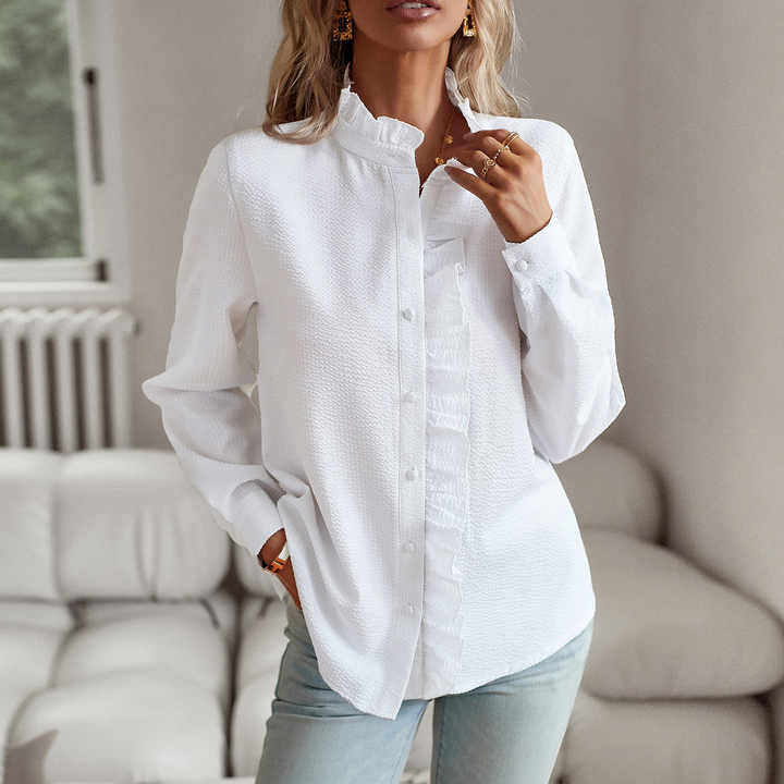 Elegante Bluse mit leichtem, seidigem Stoff für Frauen