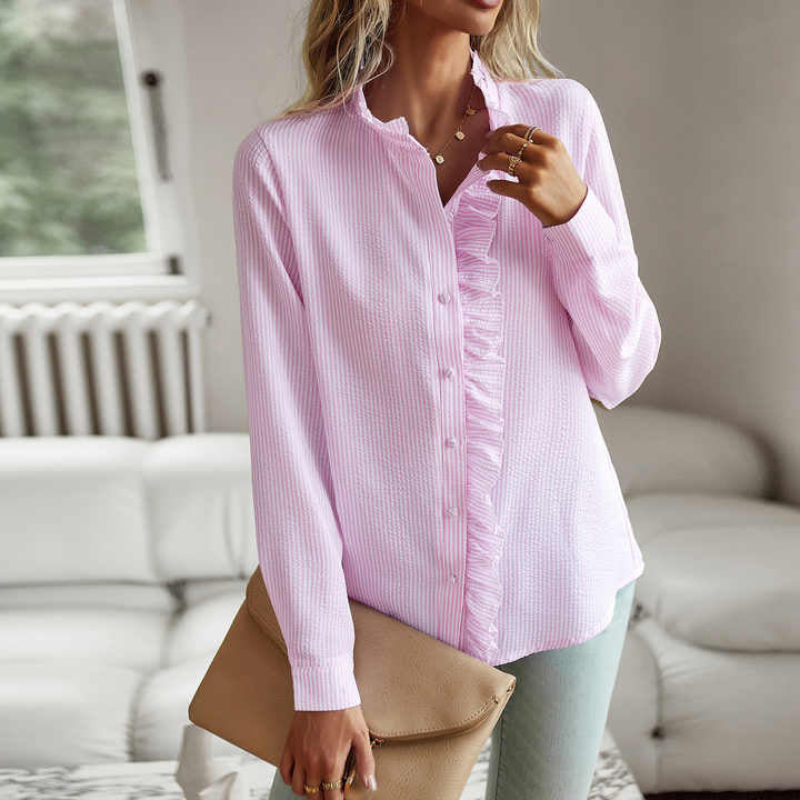 Elegante Bluse mit leichtem, seidigem Stoff für Frauen