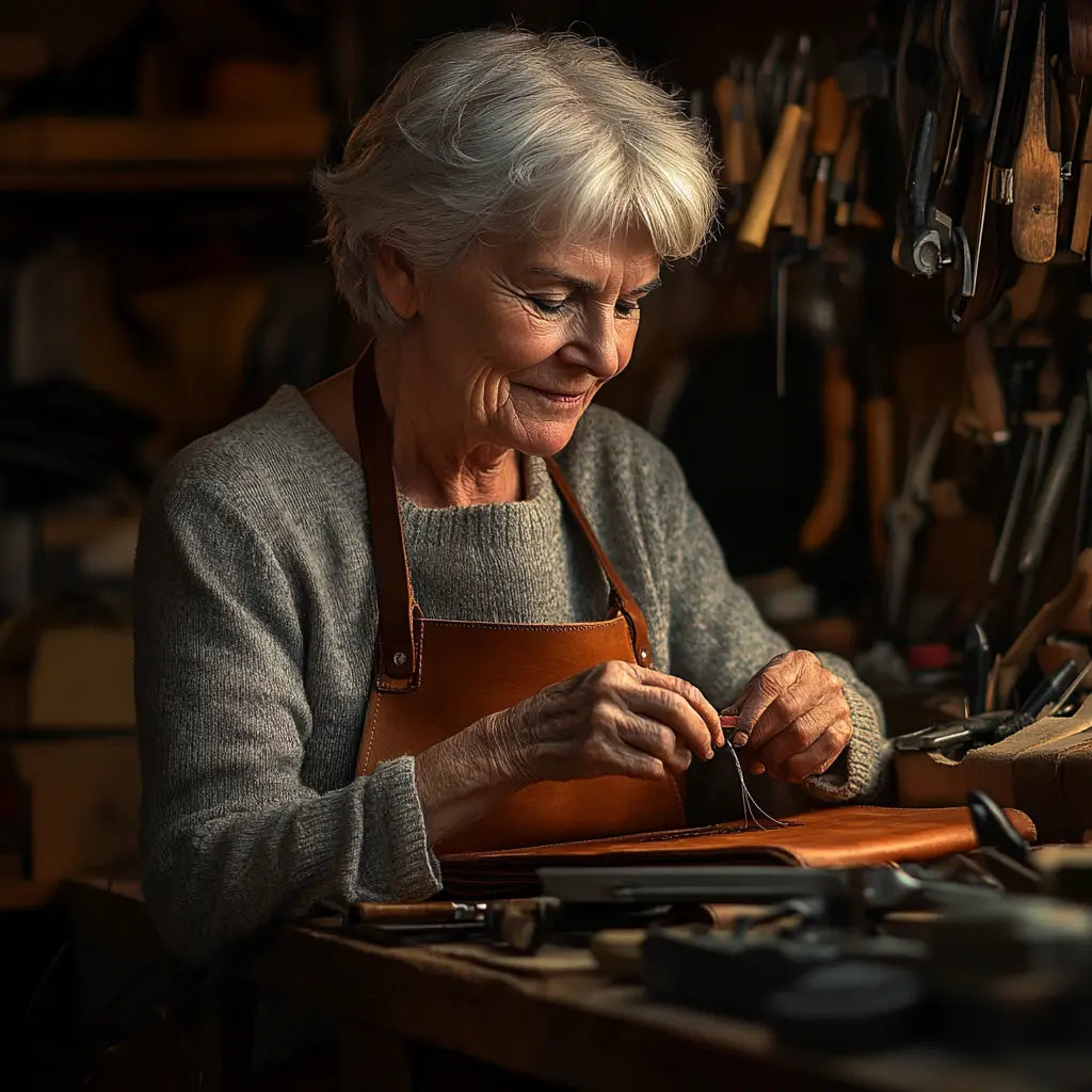 Kelleys Verfeinerte Eleganz | Luxuriöse Lederhandtasche