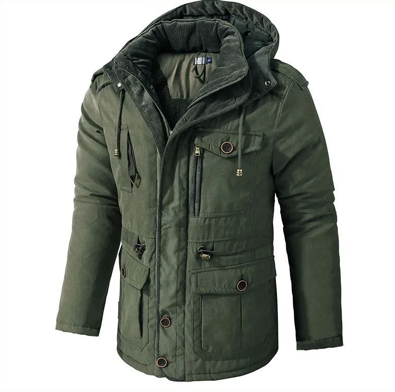 Männlich Cargo Winterjacke für Männer