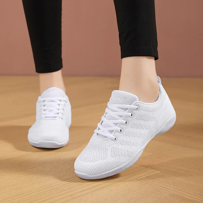 Weiße Orthopädische Cheerleading Schuhe - Bella