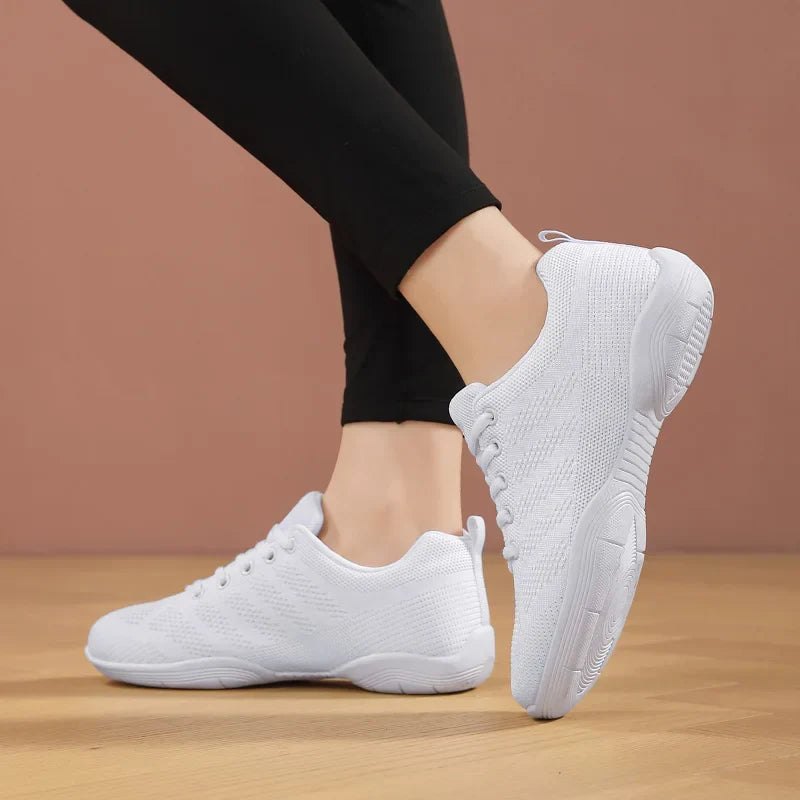 Weiße Orthopädische Cheerleading Schuhe - Bella