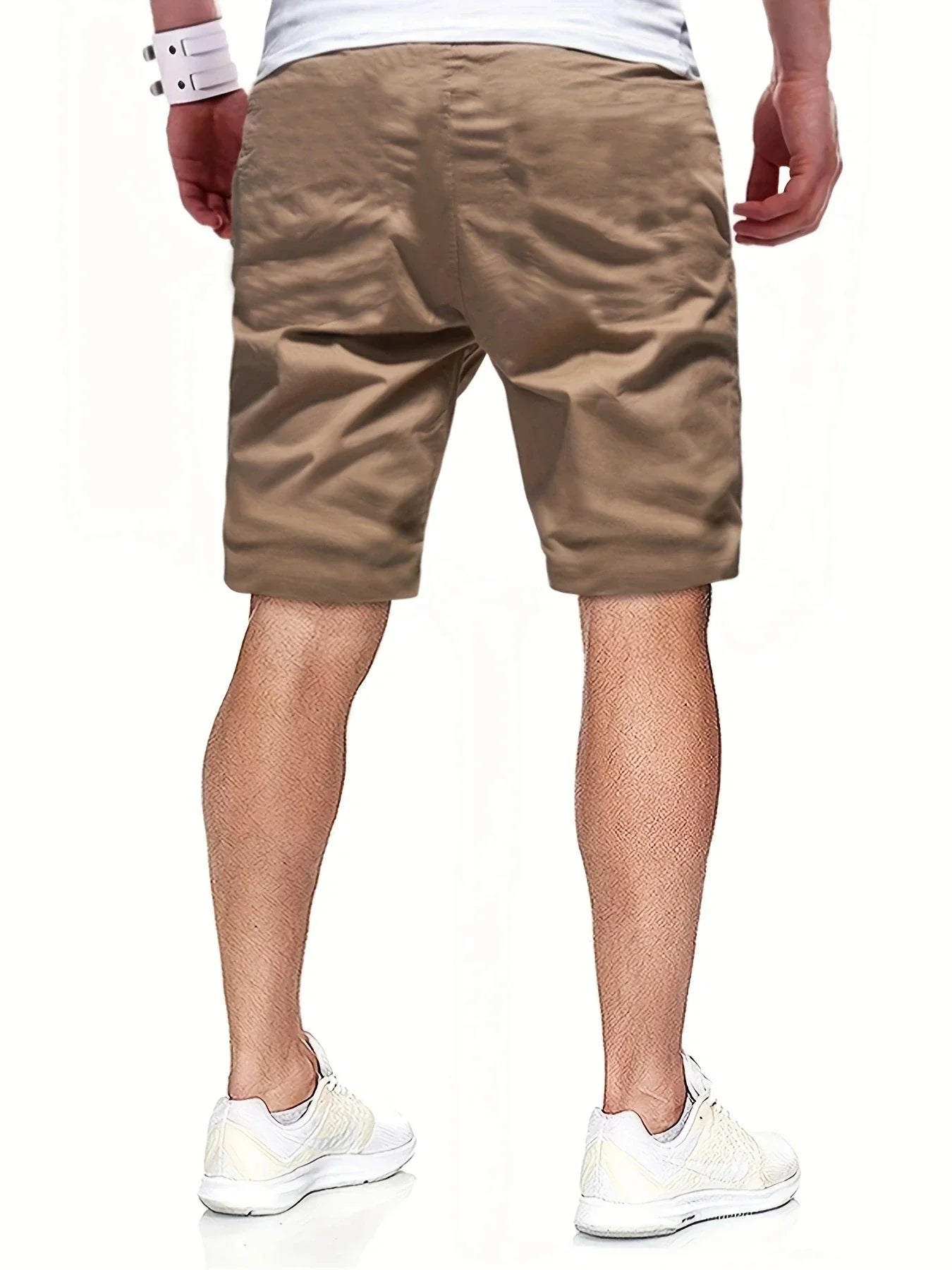 Kaye - Lässige Khaki-Cargoshorts