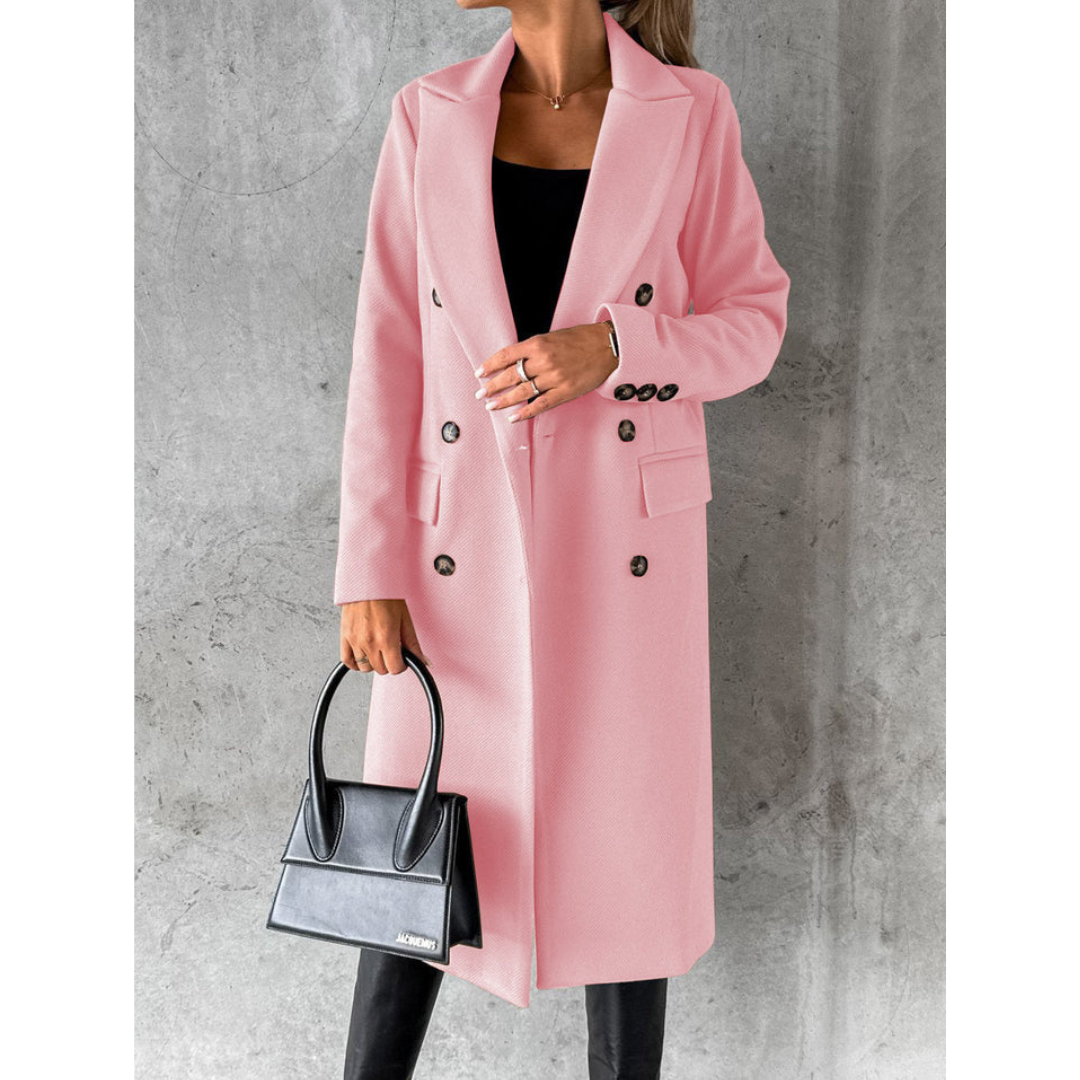 Nadinea | Damen Warme Trench Mantel | Lange