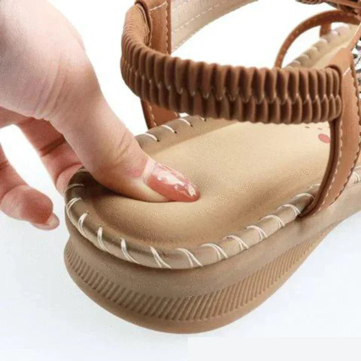 Nina - Orthopädische Sommersandalen mit Fußgewölbestütze