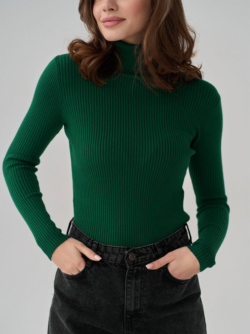 Juliet | Vielseitiger gestrickter Rollkragenpullover für Frauen