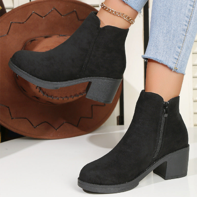 Clara | Stiefeletten mit Blockabsatz