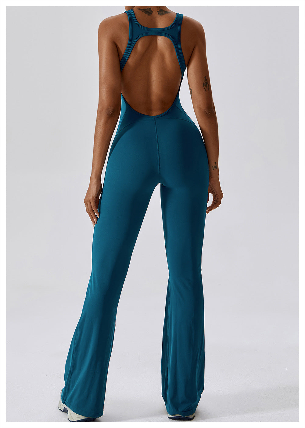 Cheyanna - Vielseitiger Grauer Jumpsuit