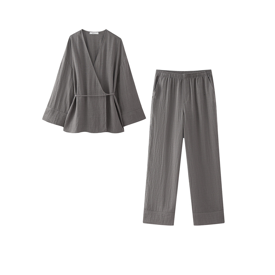 Set aus Oberteil und Hose für Damen