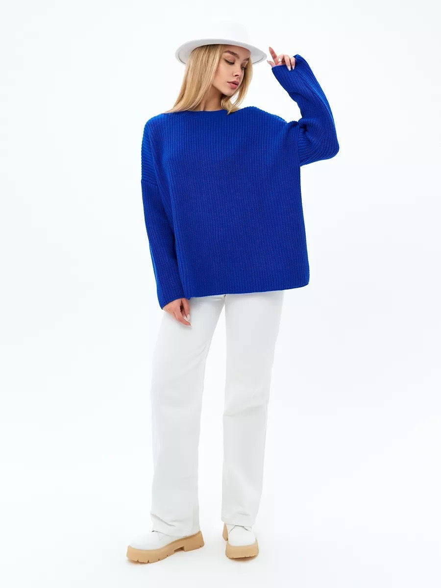 Entspannter Oversize-Strickpullover