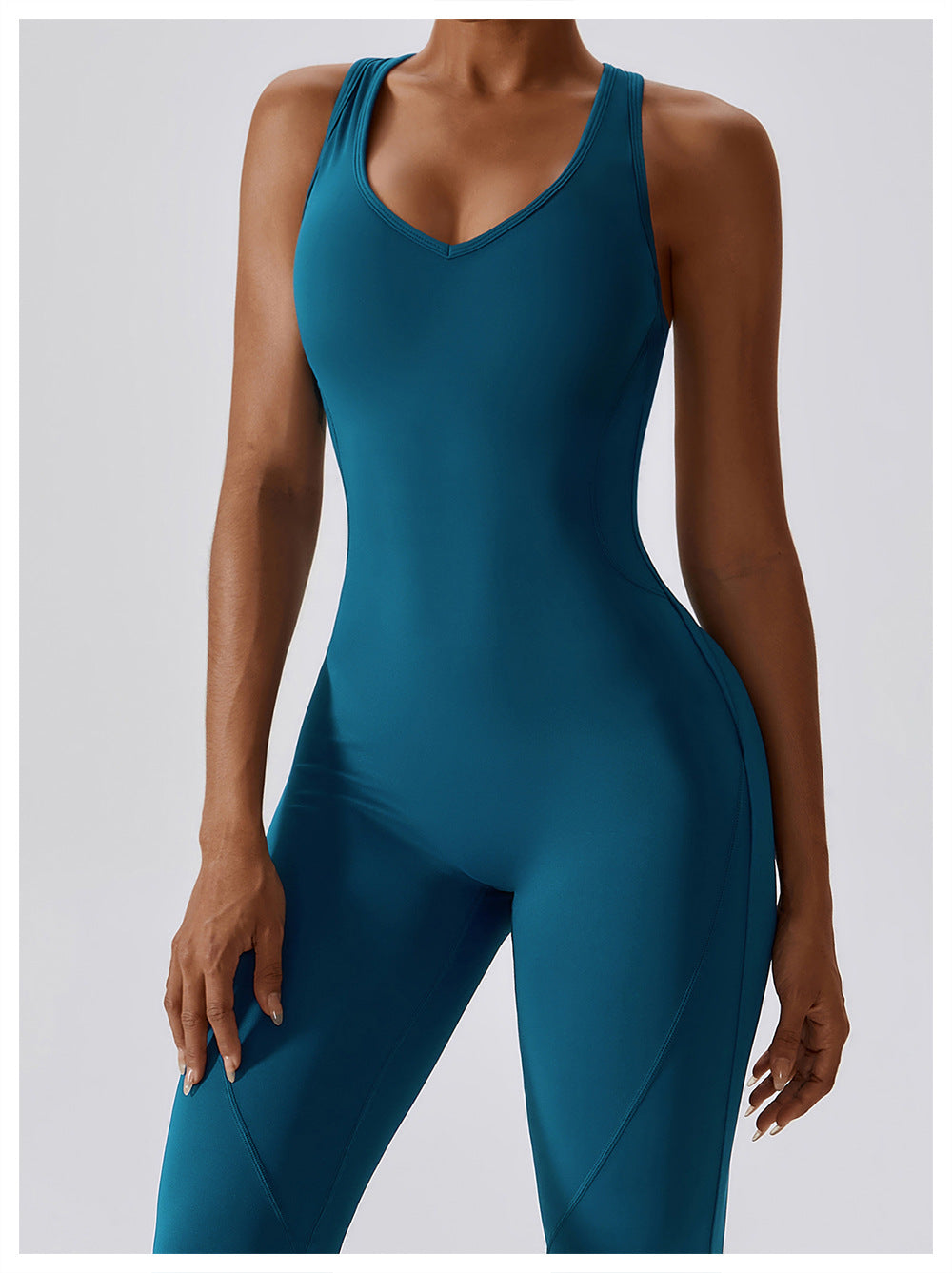 Cheyanna - Vielseitiger Grauer Jumpsuit