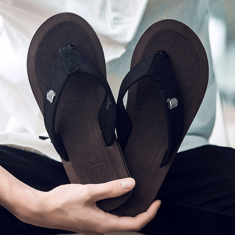 Walnussbraune Orthopädische Flip-Flops - Kai