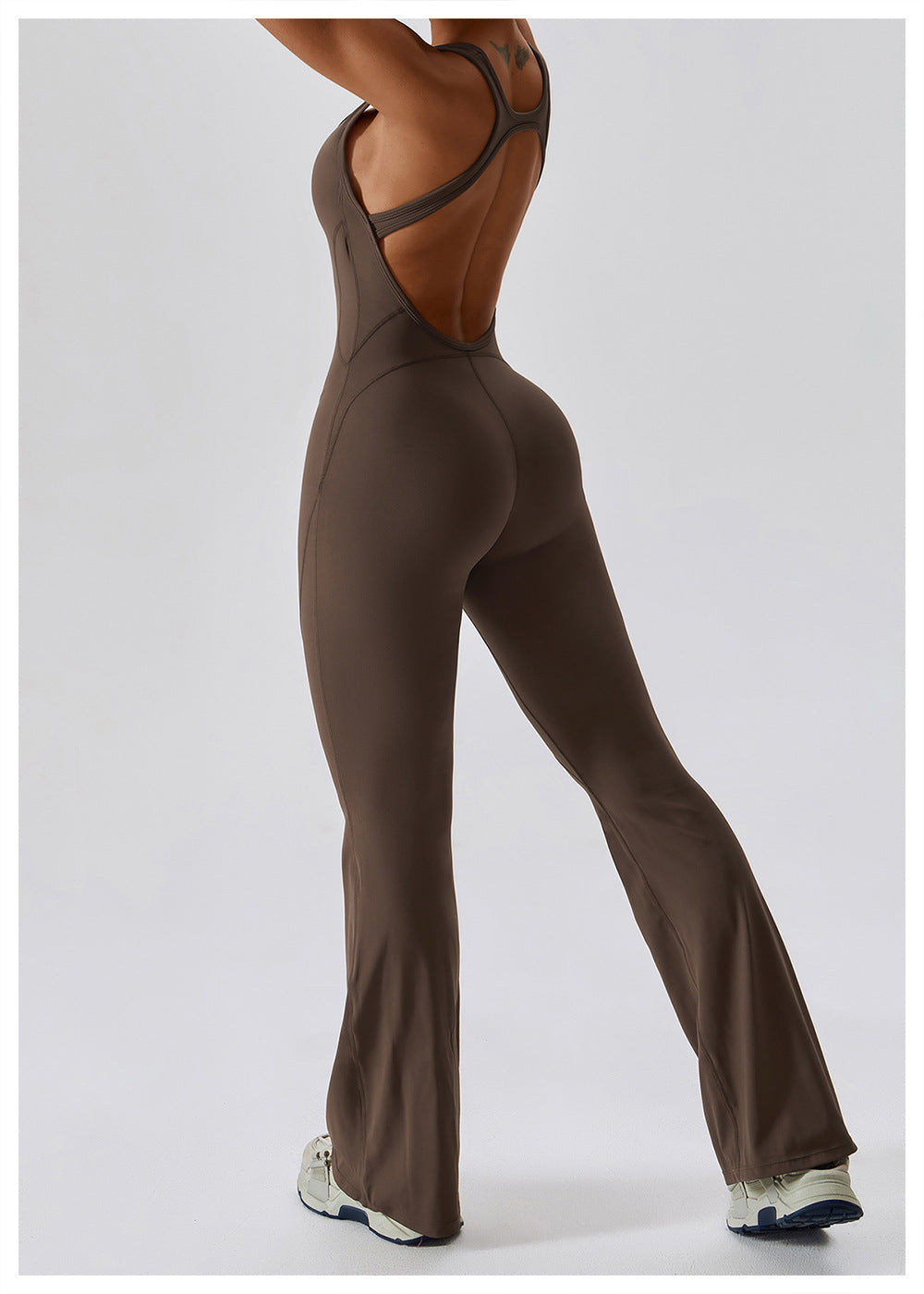 Cheyanna - Vielseitiger Grauer Jumpsuit