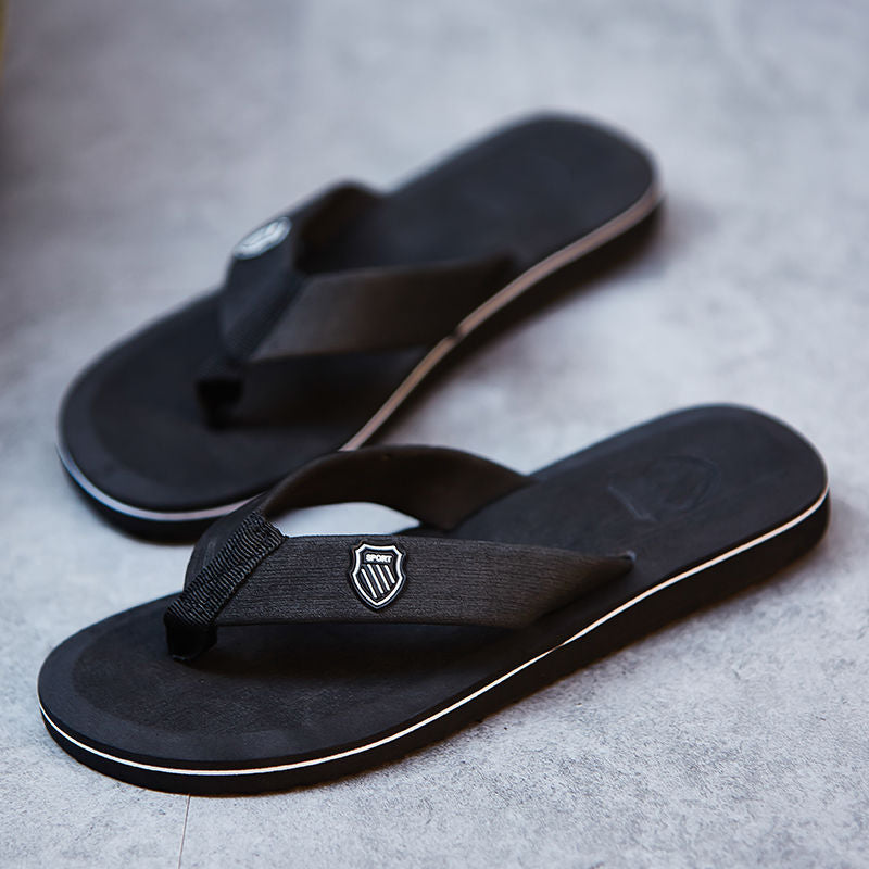 Walnussbraune Orthopädische Flip-Flops - Kai