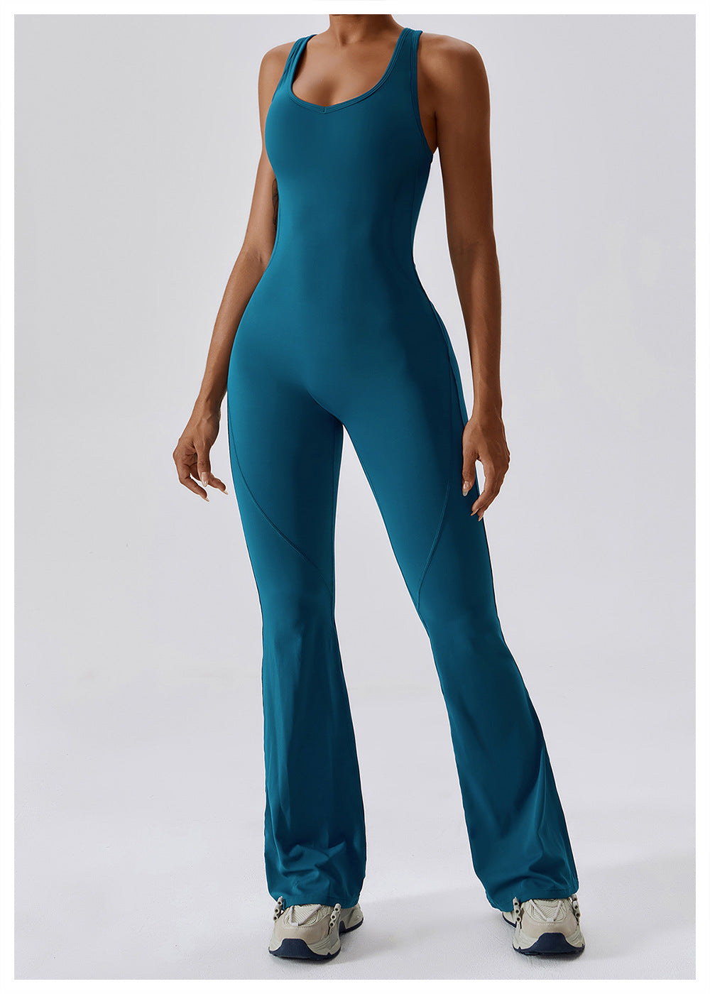 Cheyanna - Vielseitiger Grauer Jumpsuit