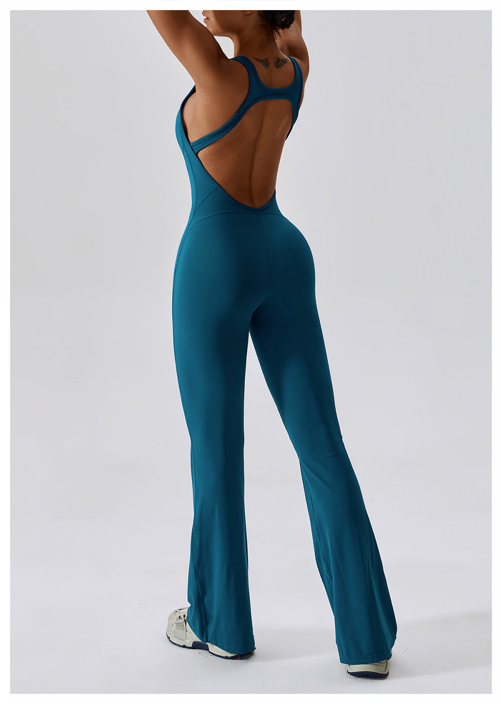 Cheyanna - Vielseitiger Grauer Jumpsuit