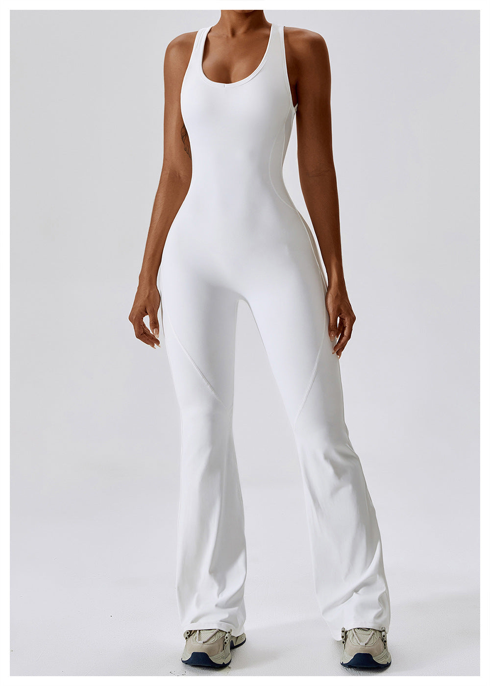 Cheyanna - Vielseitiger Grauer Jumpsuit