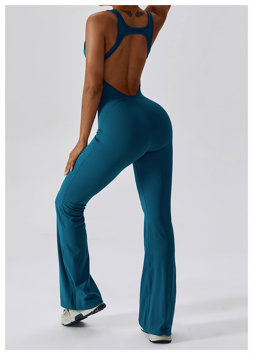 Cheyanna - Vielseitiger Grauer Jumpsuit