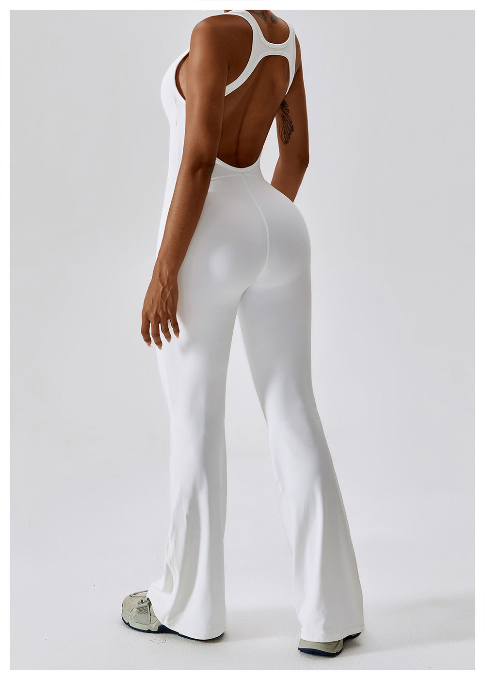 Cheyanna - Vielseitiger Grauer Jumpsuit