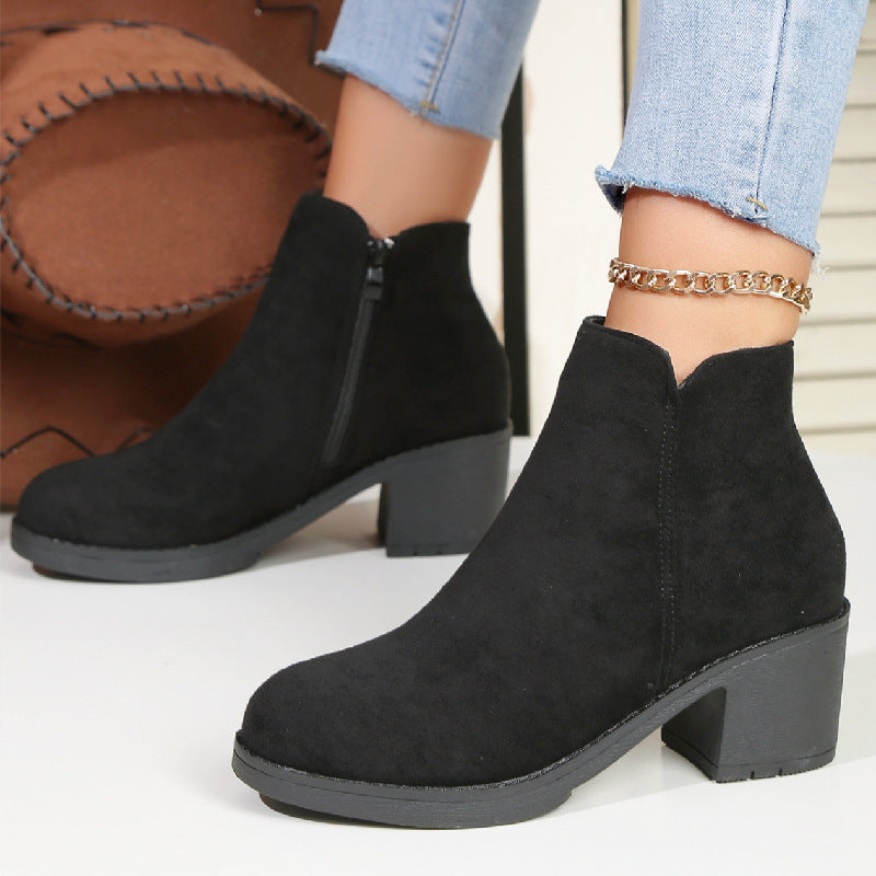 Clara | Stiefeletten mit Blockabsatz