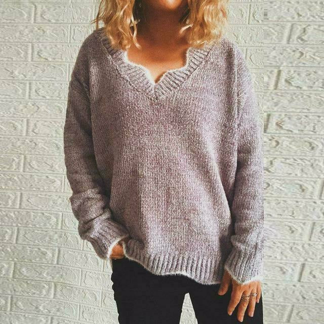 Eleganter Fester Pullover