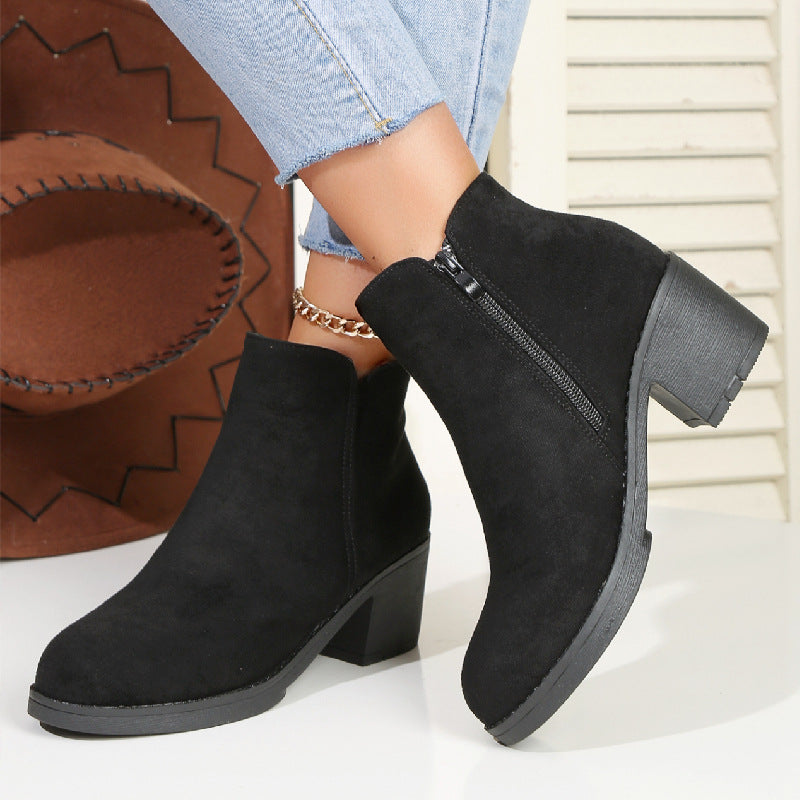 Clara | Stiefeletten mit Blockabsatz