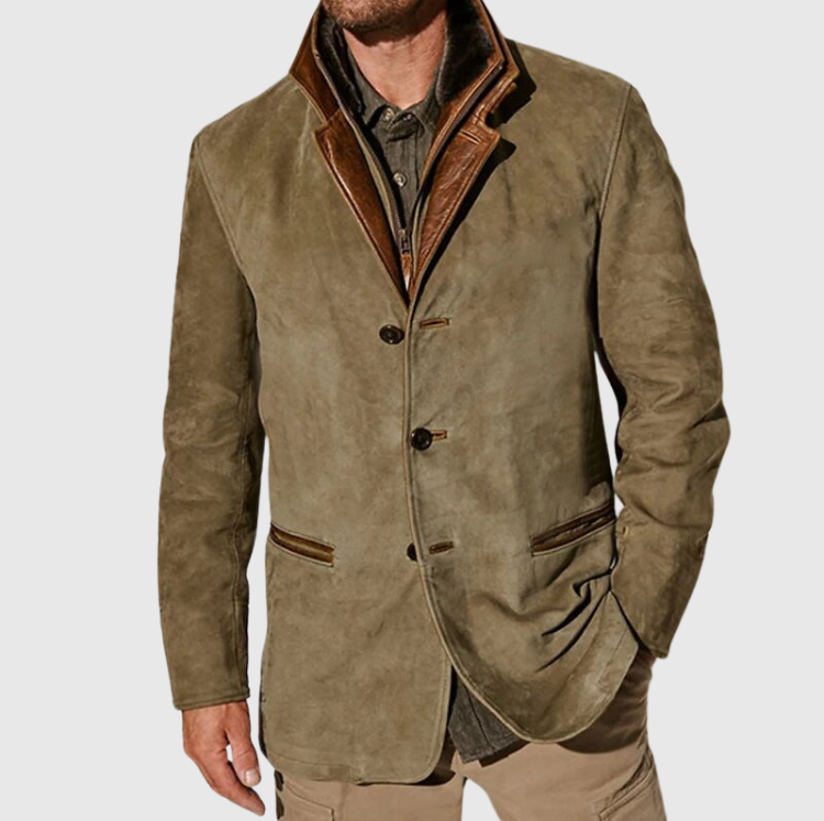 Elegante Herrenjacke mit Kragen