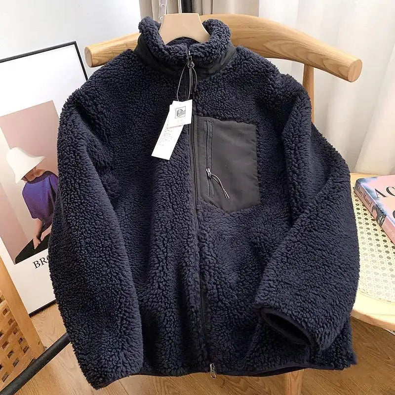 Warme Fleece Winterjacke für Herren