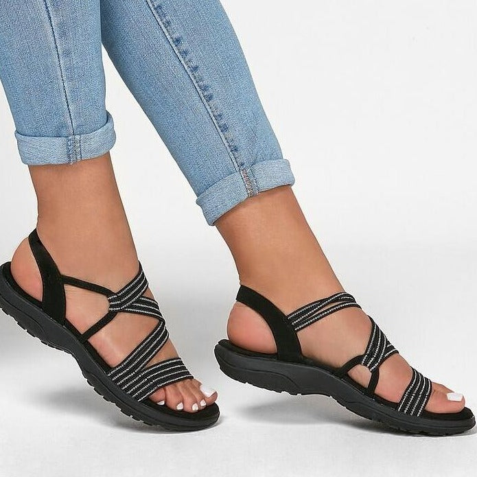 Schwarze Orthopädische Elegante Sandalen - Kiersten