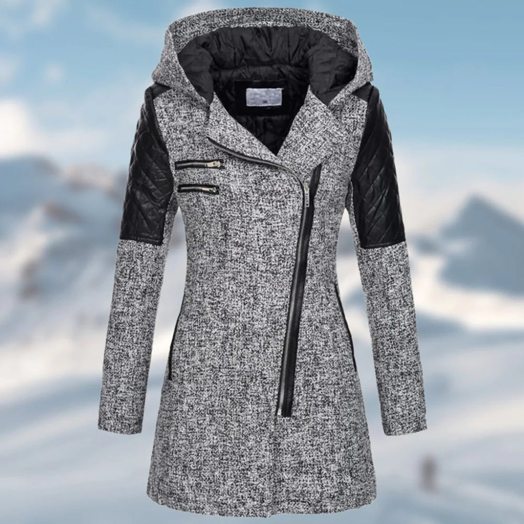 Neve | Lange Winterjacke mit Kapuze für Frauen