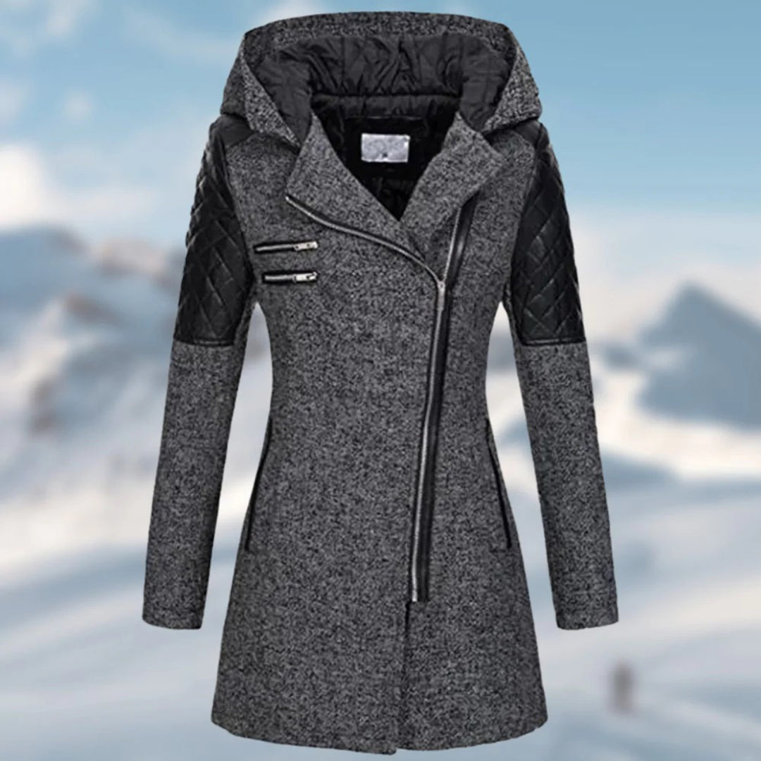 Neve | Lange Winterjacke mit Kapuze für Frauen