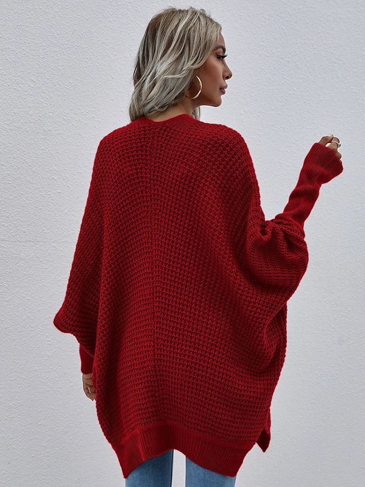 Dia | Oversize cardigan mit fledermausärmeln