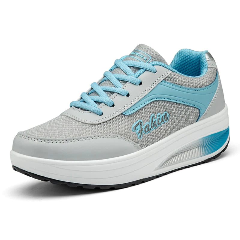 AeroFlex - Leichte Blaugraue Gel-Schuhe