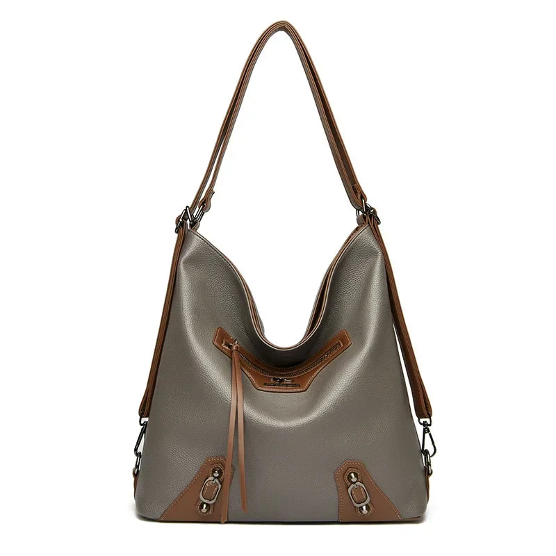 Charlene™ | Elegante Multi-Pocket-Tasche aus Leder