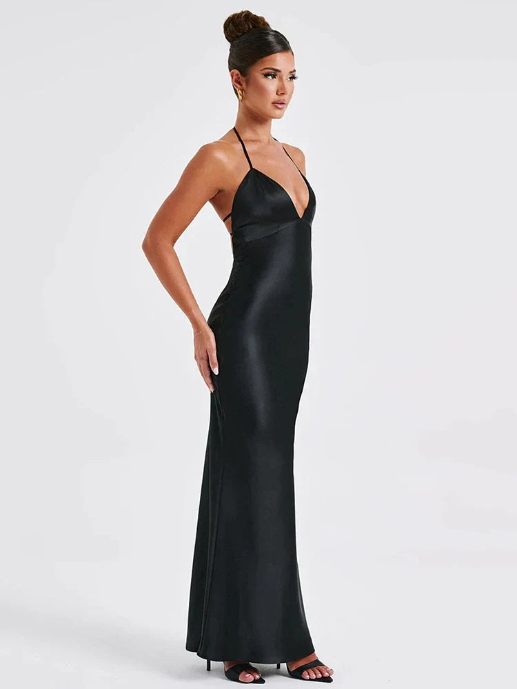 Luna - Rückenfreies Nachtkleid