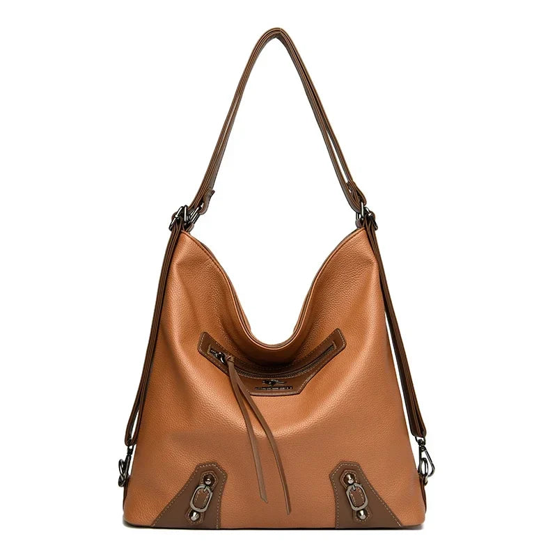 Charlene™ | Elegante Multi-Pocket-Tasche aus Leder