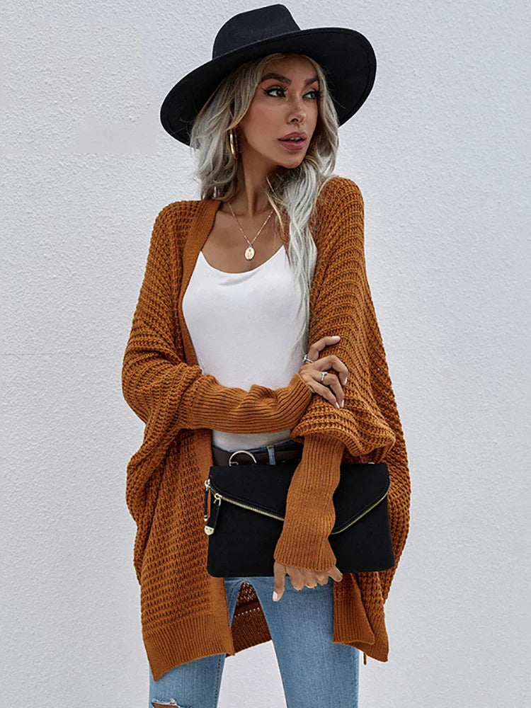 Dia | Oversize cardigan mit fledermausärmeln