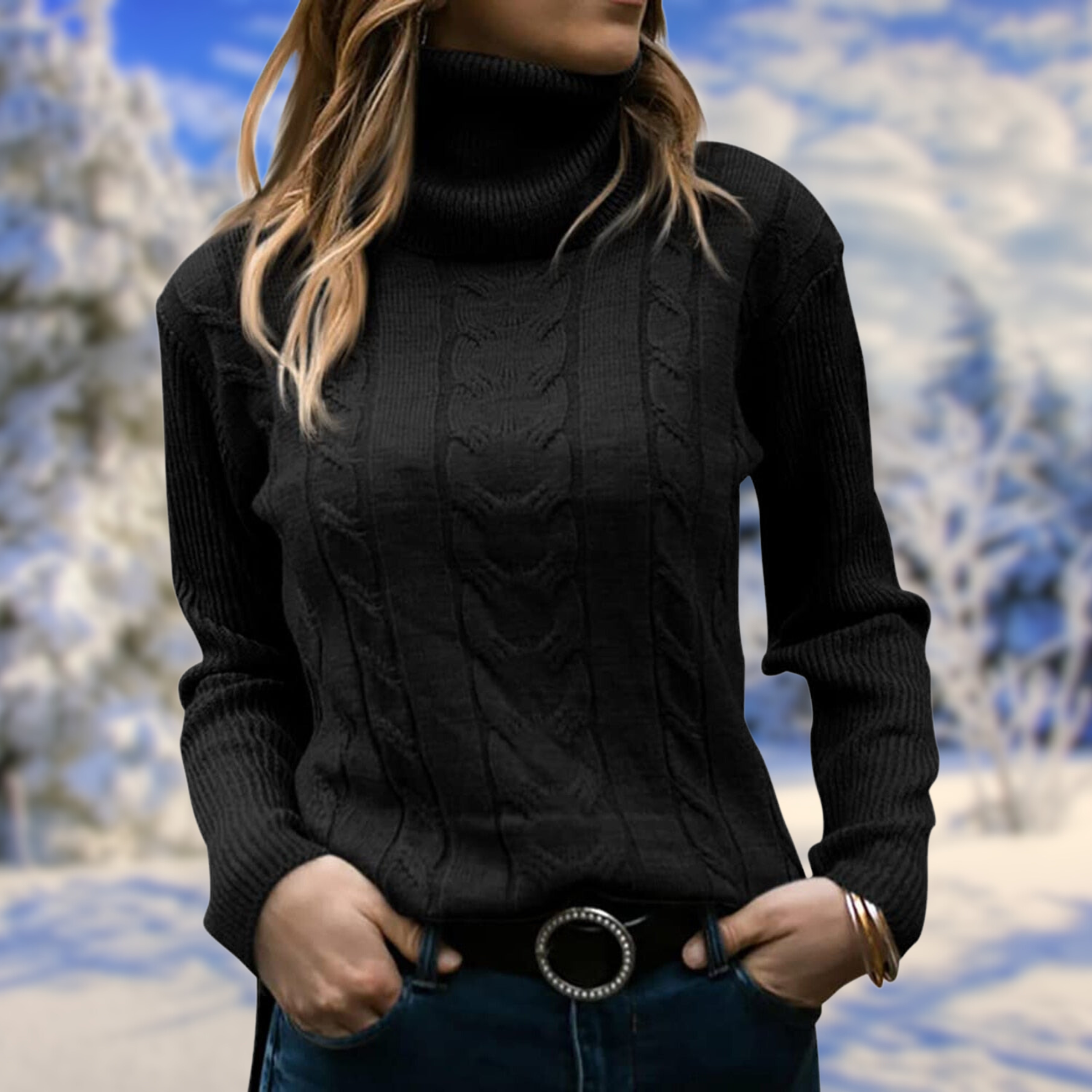 Angelika | Rollkragenpullover für Frauen