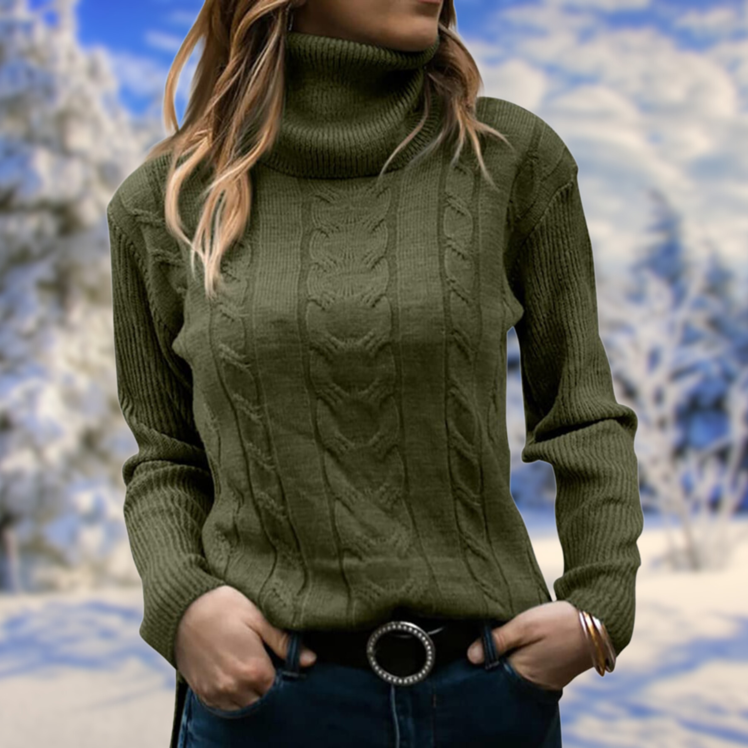 Angelika | Rollkragenpullover für Frauen