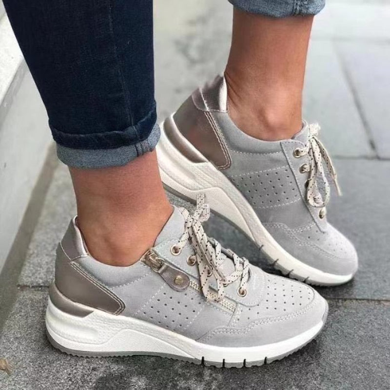 Beige Orthopädische Damenschuhe - Minnie