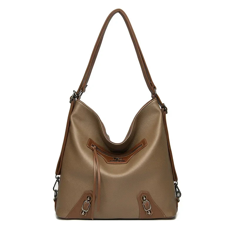 Charlene™ | Elegante Multi-Pocket-Tasche aus Leder