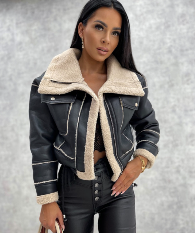 Zaira™ - Jacke aus Kunstleder