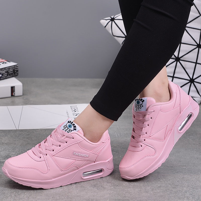 Zoe - Rosa Luftkissen Sneakers