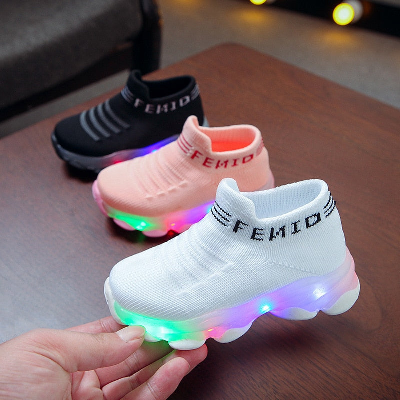 KIDSOLE | Unisex, Fenio, LED-Sneaker, Ultra-Komfort, Anti-Rutsch