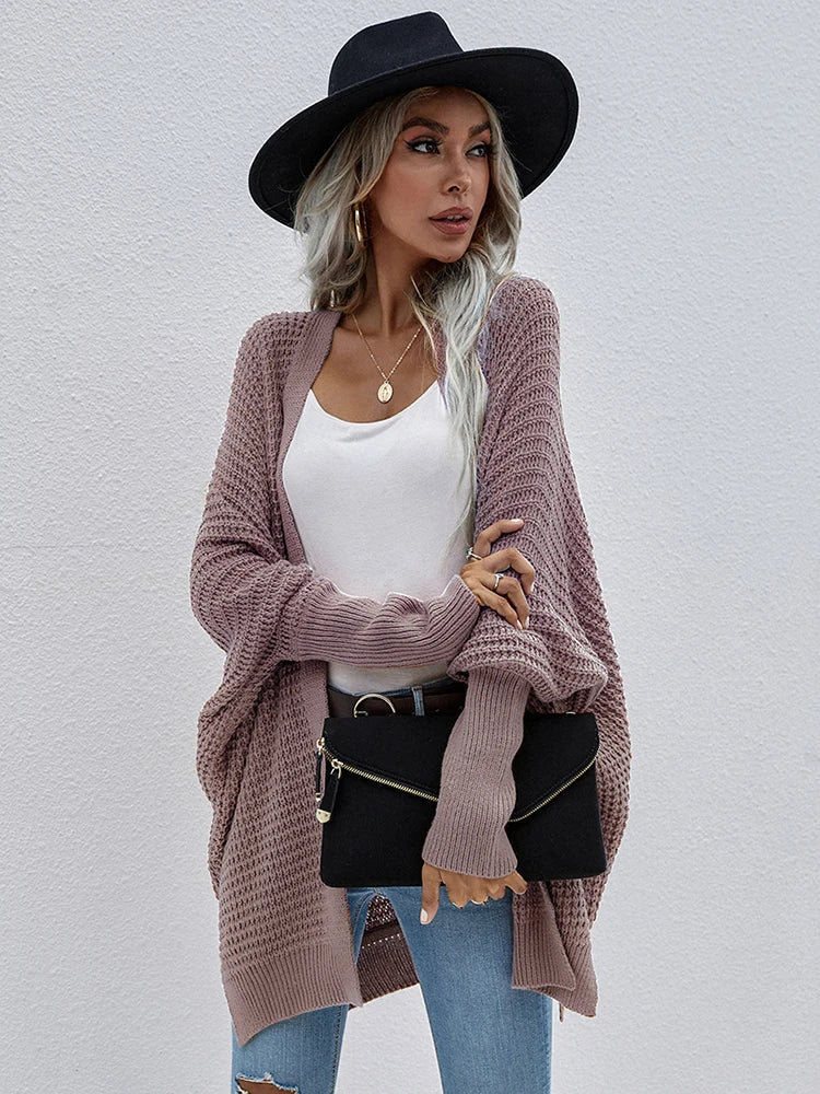 Dia | Oversize cardigan mit fledermausärmeln